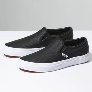 Vans Perf Leather Slip-Ons